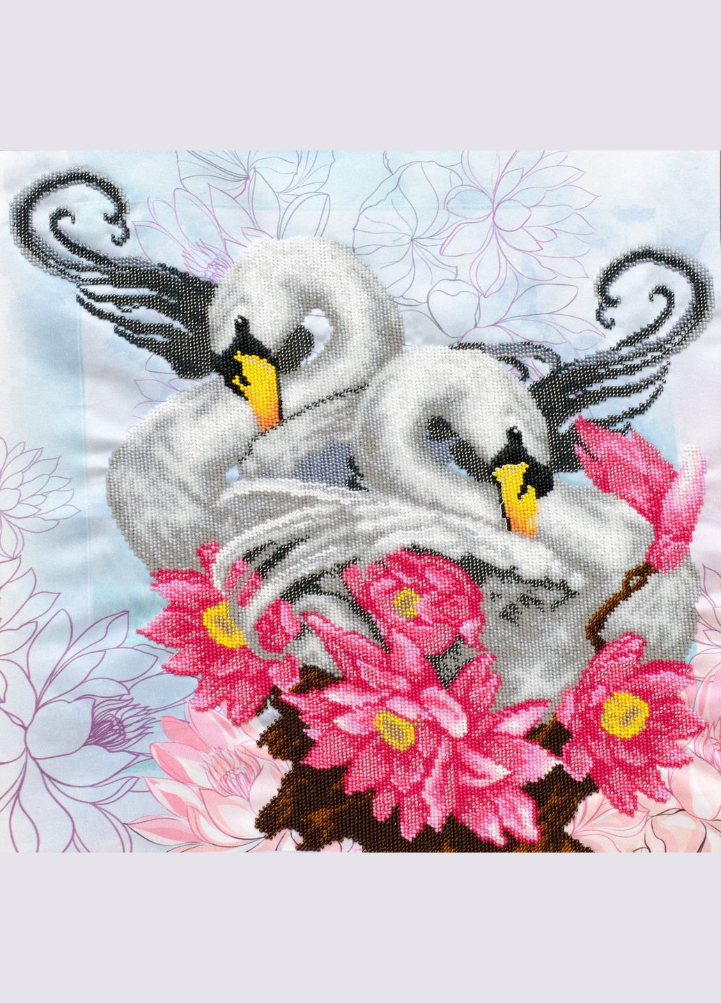 Набор для вышивки бисером "Чистая любовь", 40х40 см No Brand (340483858)