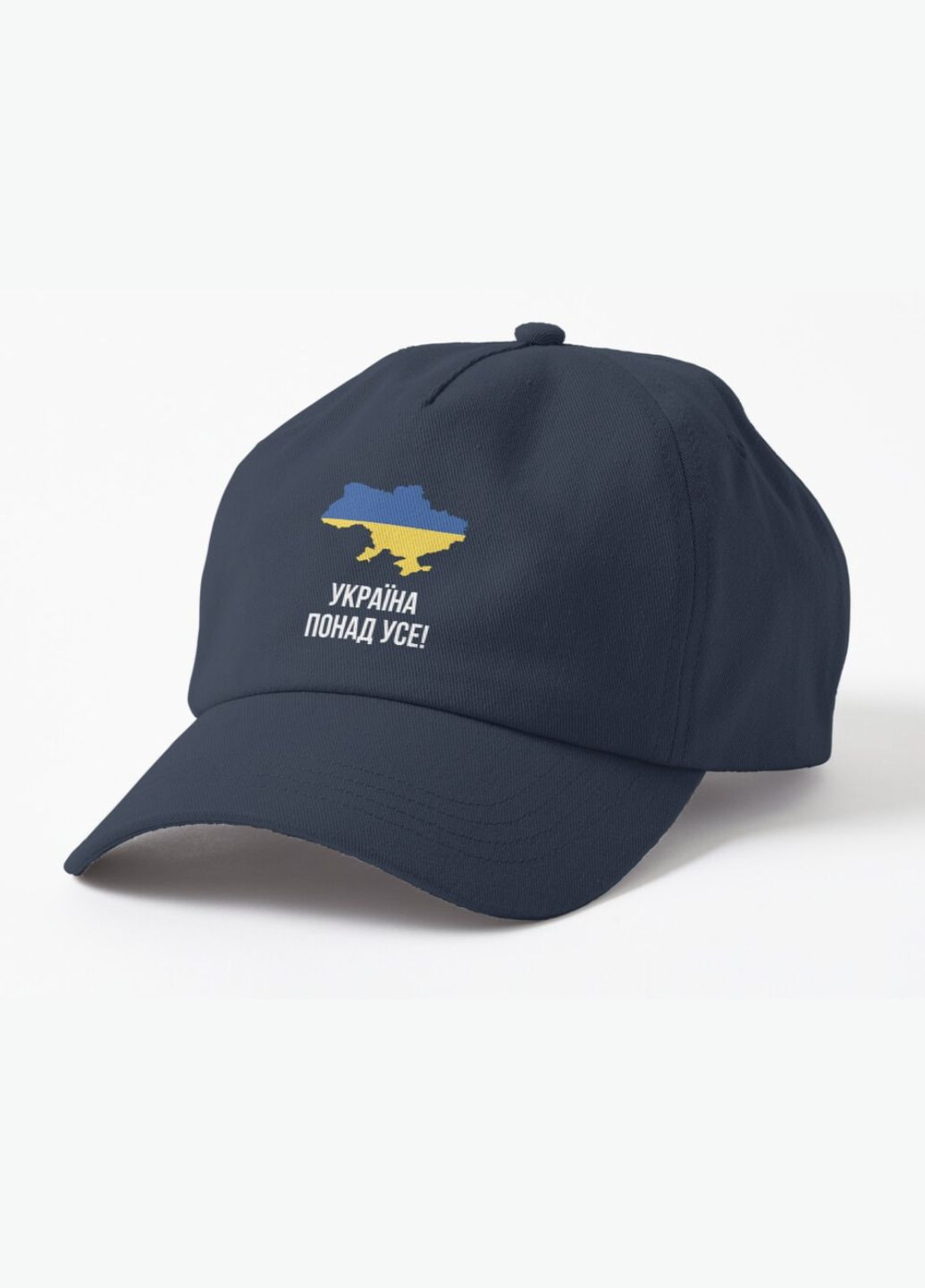 Кепка Унисекс с патриотическим принтом Украина понад усе Malfini (318401806)