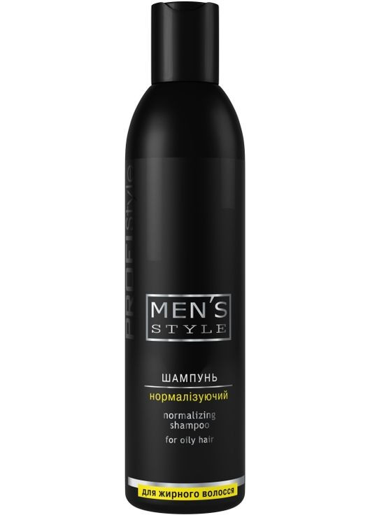Шампунь нормалізувальний для чоловіків Men's Style Normalizing Shampoo 1000ml (366117-31955) Profi Style (368602564)