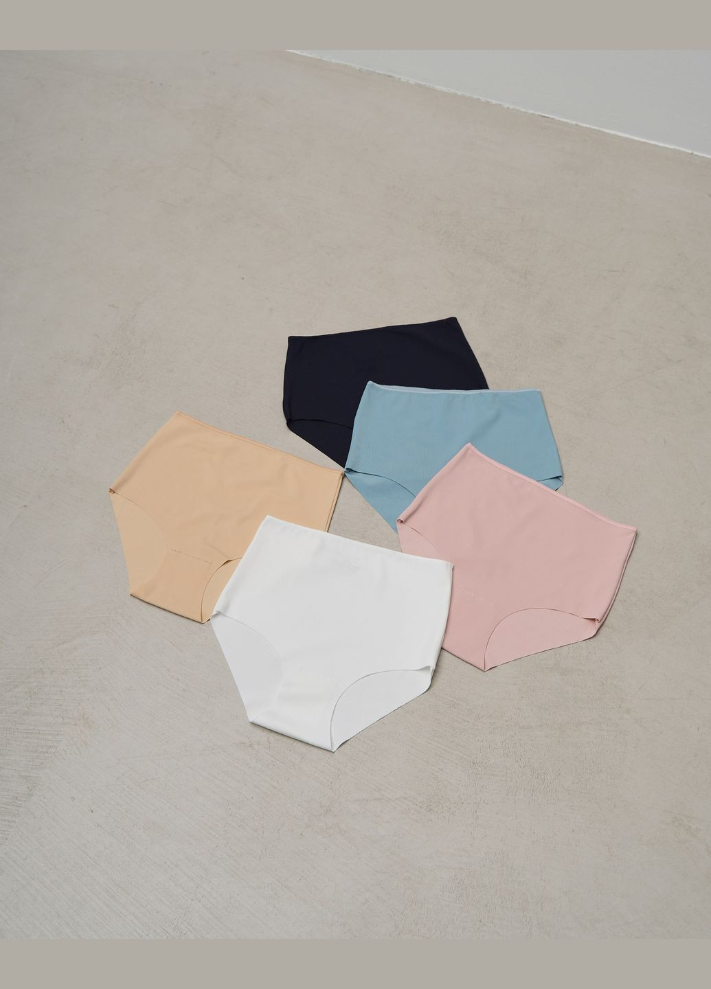 Жіночі трусики з високою посадкою 5 шт. Nicoletta (322126845)