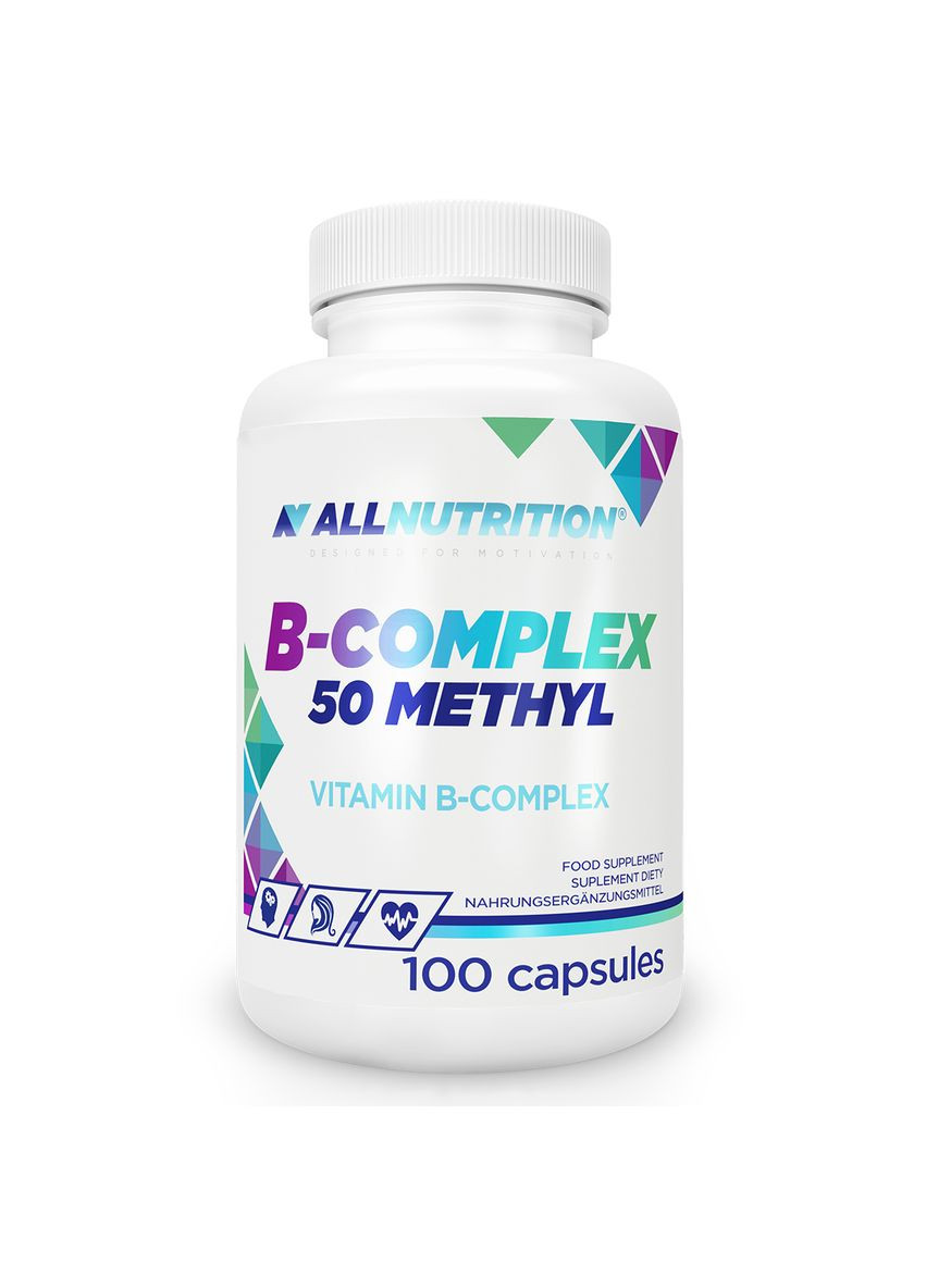 Витамины группы B B Complex 50 Methyl 100 капс. Allnutrition (346513558)