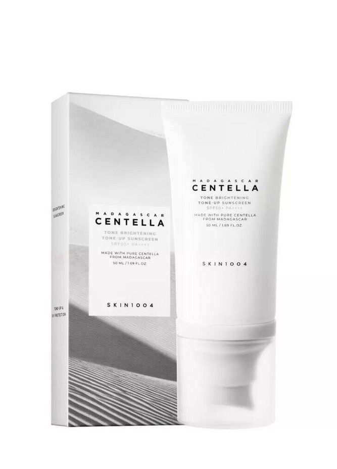 Сонцезахисний крем для вирівнювання тону Мadagascar Centella Tone Brightening Tone-up Sunscreen SPF50+ PA+++ SKIN1004 (369569511)