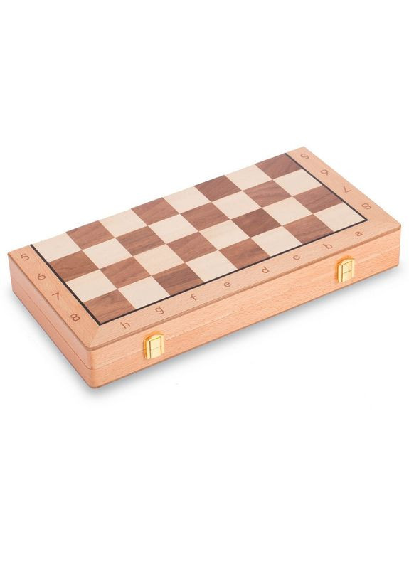 Шахматы, шашки 2 в 1 деревянные W9042 (фигуры-дерево, раствор доски 43см x 43см) SP-Sport (361434633)