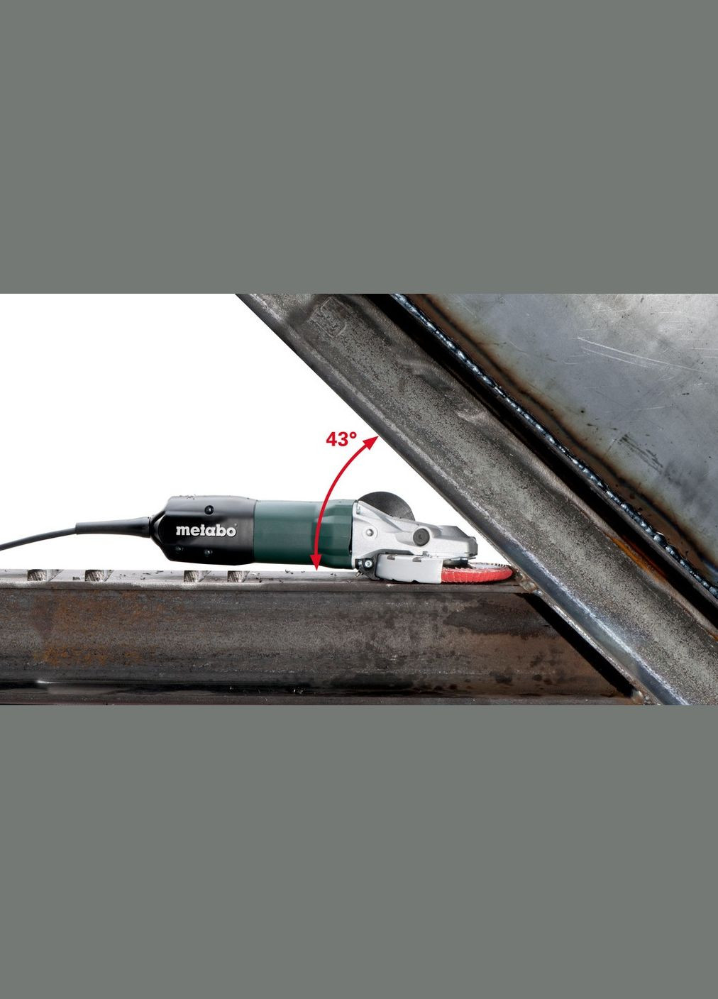 Кутова шліфувальна машина WEF 9-125 Quick, 910 Вт болгарка з плоским корпусом 125мм (картонна коробка) 613060000 (5543) Metabo (306737648)