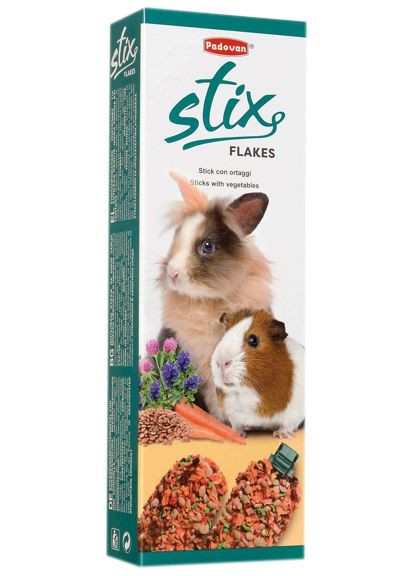 Ласощі Stix Flakes Coniglietti для кроликів 100 г (PP00162) Padovan (279565444)