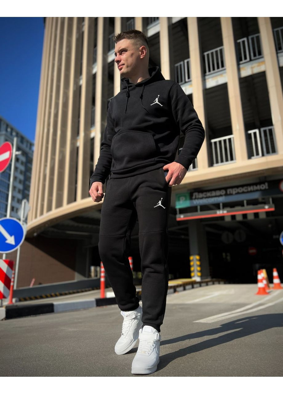 ❄️Комплект 3 в 1 Куртка зимова + кофта на змійці + штани Jordan❄️ No Brand (360133596)