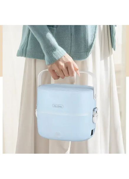 Ланч-бокс з підігрівом об'ємом 1 л на два контейнери з кришками LY-800 Hengda (363832917)