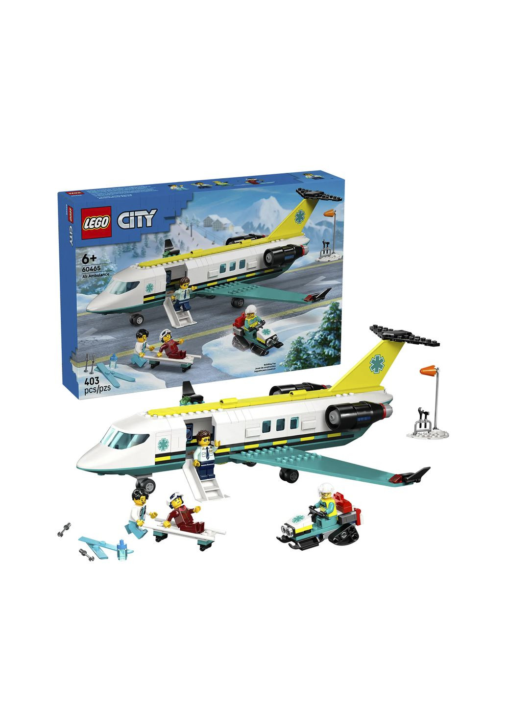 Конструктор City Літак швидкої медичної допомоги колір різнокольоровий ЦБ-00279957 Lego (336146140)