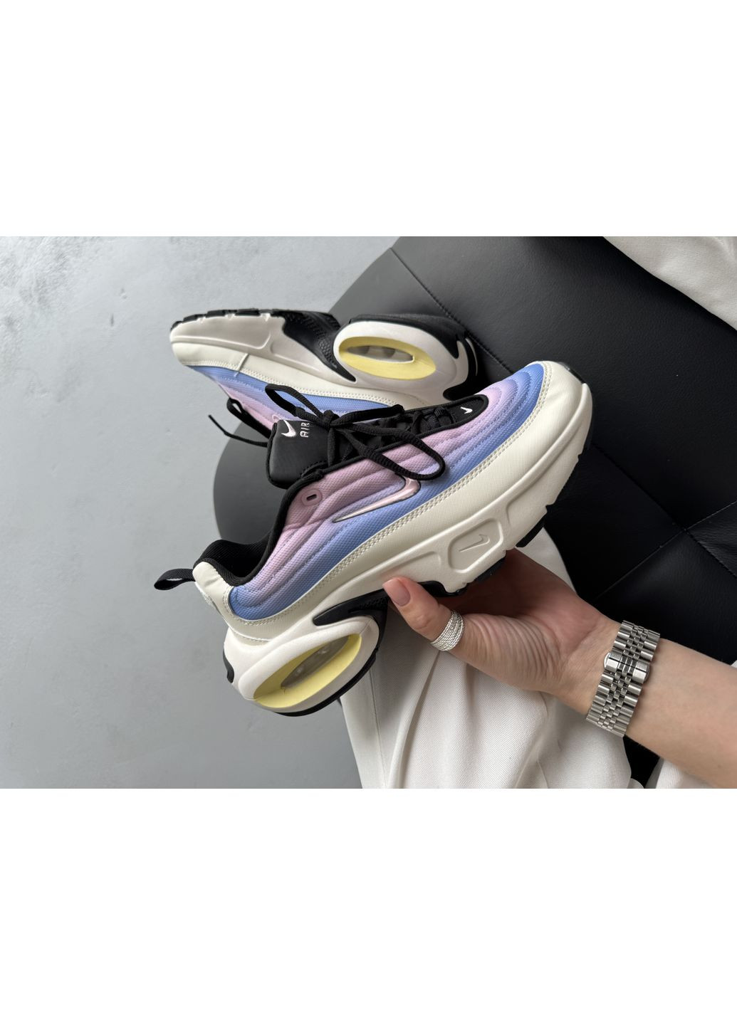 КРОСІВКИ ЖІНОЧІ NIKE AIR MAX PORTAL BEIGE / BLUE НАЙК АІР МАКС ТН ПЛЮС No Brand бежеві демісезони (367167289)