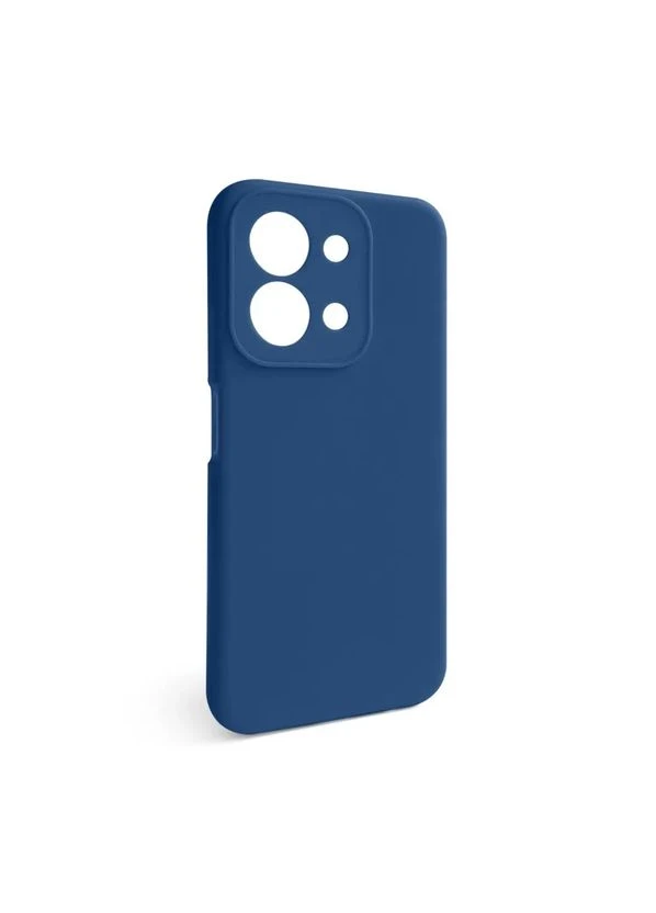 Силиконовый чехол для Xiaomi синий No Brand Redmi 15C 4G (393478205)