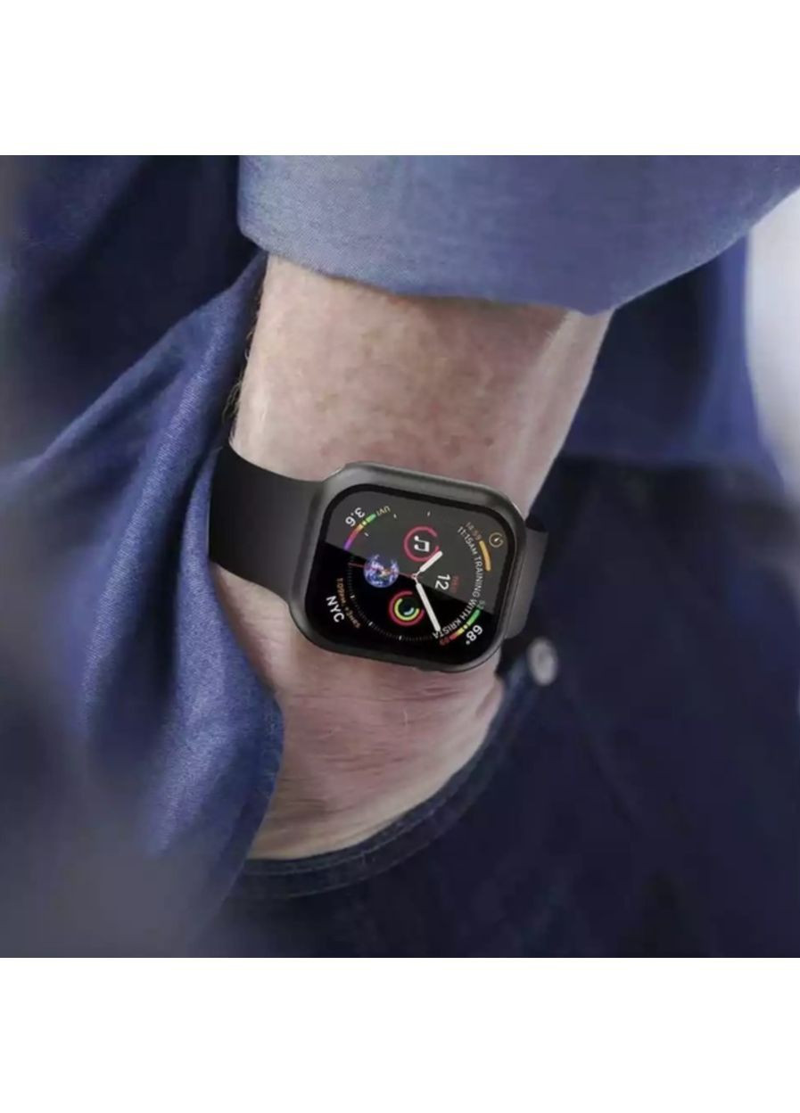 Защитный чехол со стеклом для Apple Watch 38 мм Черный CHOICE (364191475)