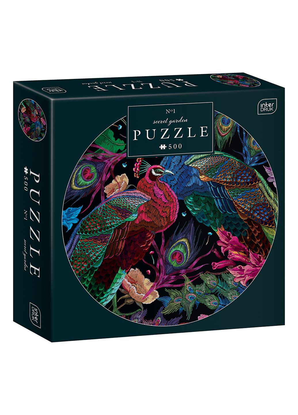 Пазли тришарові Таємний Сад 500 шт. Interdruk (276461452)