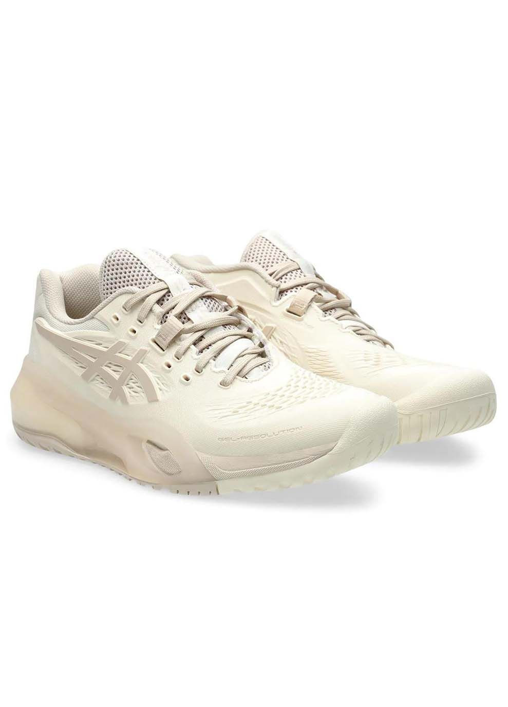 Бежеві Осінні чоловічі кросівки gel-resolution 10 бежевий Asics