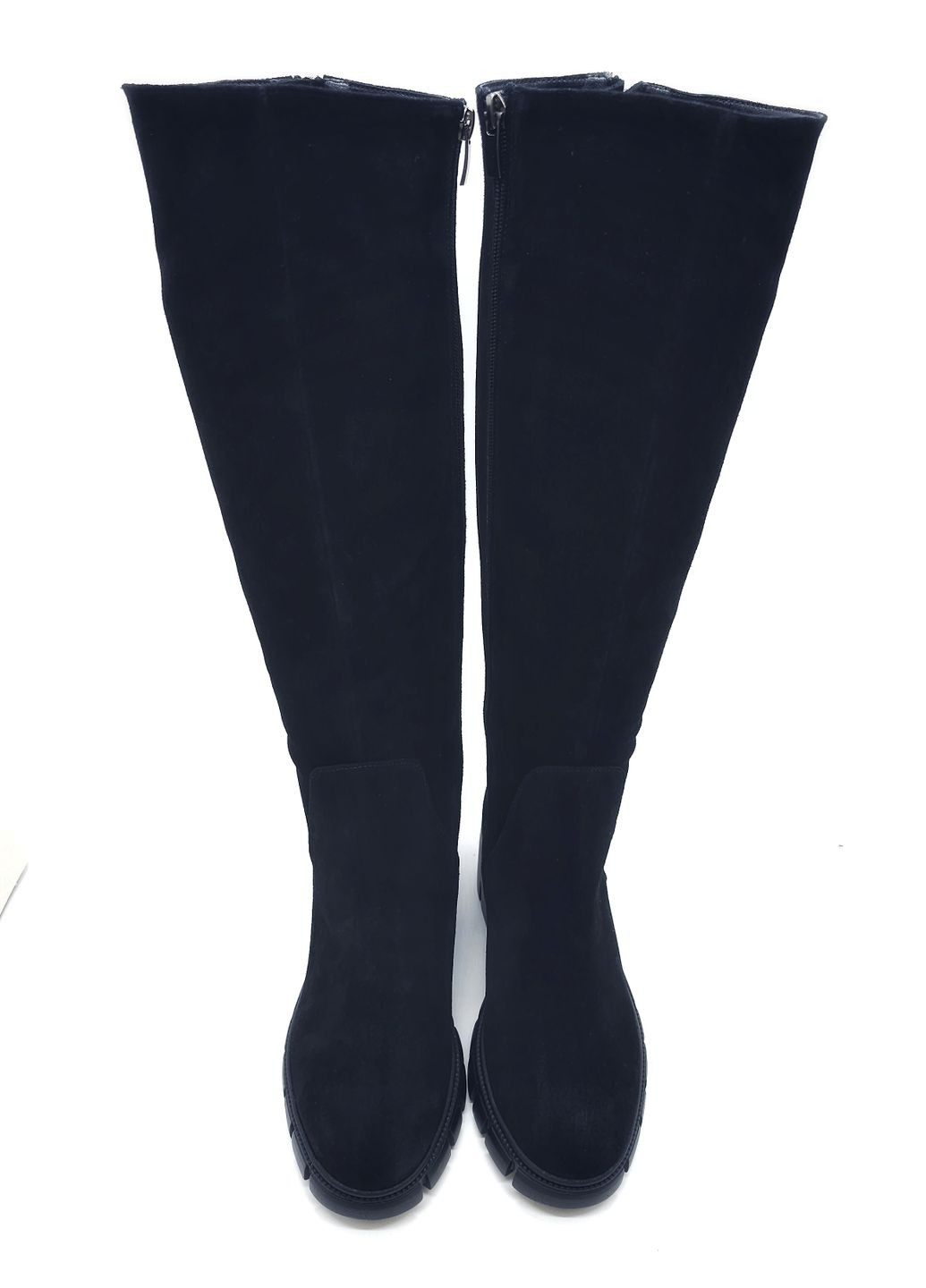 Жіночі чоботи єврозима чорні замшеві MR-20-1 23,5 см (р) Morento (271828047)