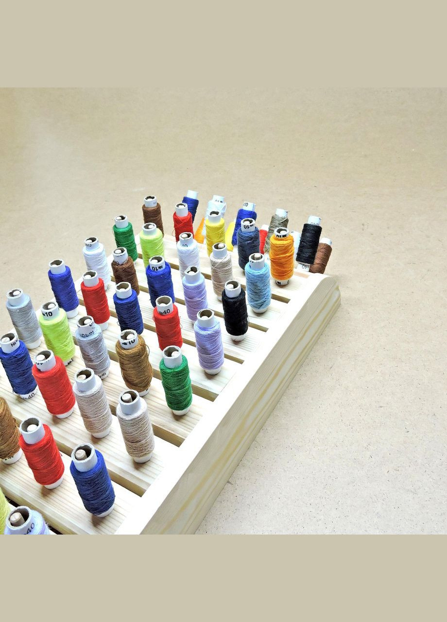 Органайзер для ниток из дерева Меланж 5х12 (НТК-5121200) No Brand (328910184)