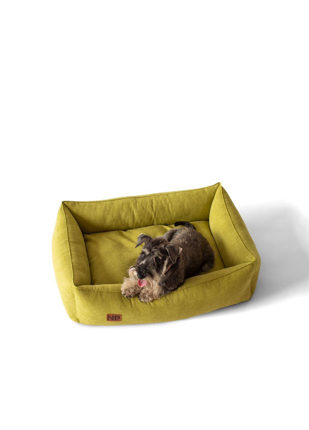 Лежак для собак Albert 70 х 50 x 22 см Mustard (AL2133) Noble Pet (363057863)