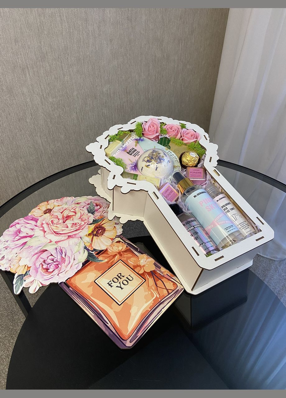 Подарунковий бокс для жінки “For You” — краса, турбота та ніжність в одній коробці! No Brand (340489883)