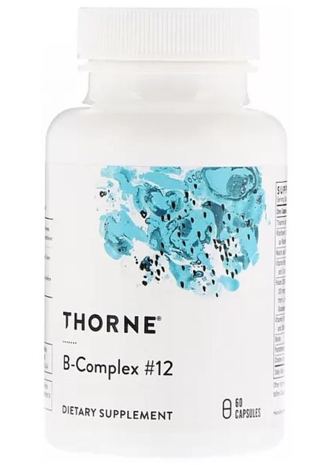 Комплекс вітамінів групи В Thorne B-Complex #12 60 капсул Thorne Research (357342380)