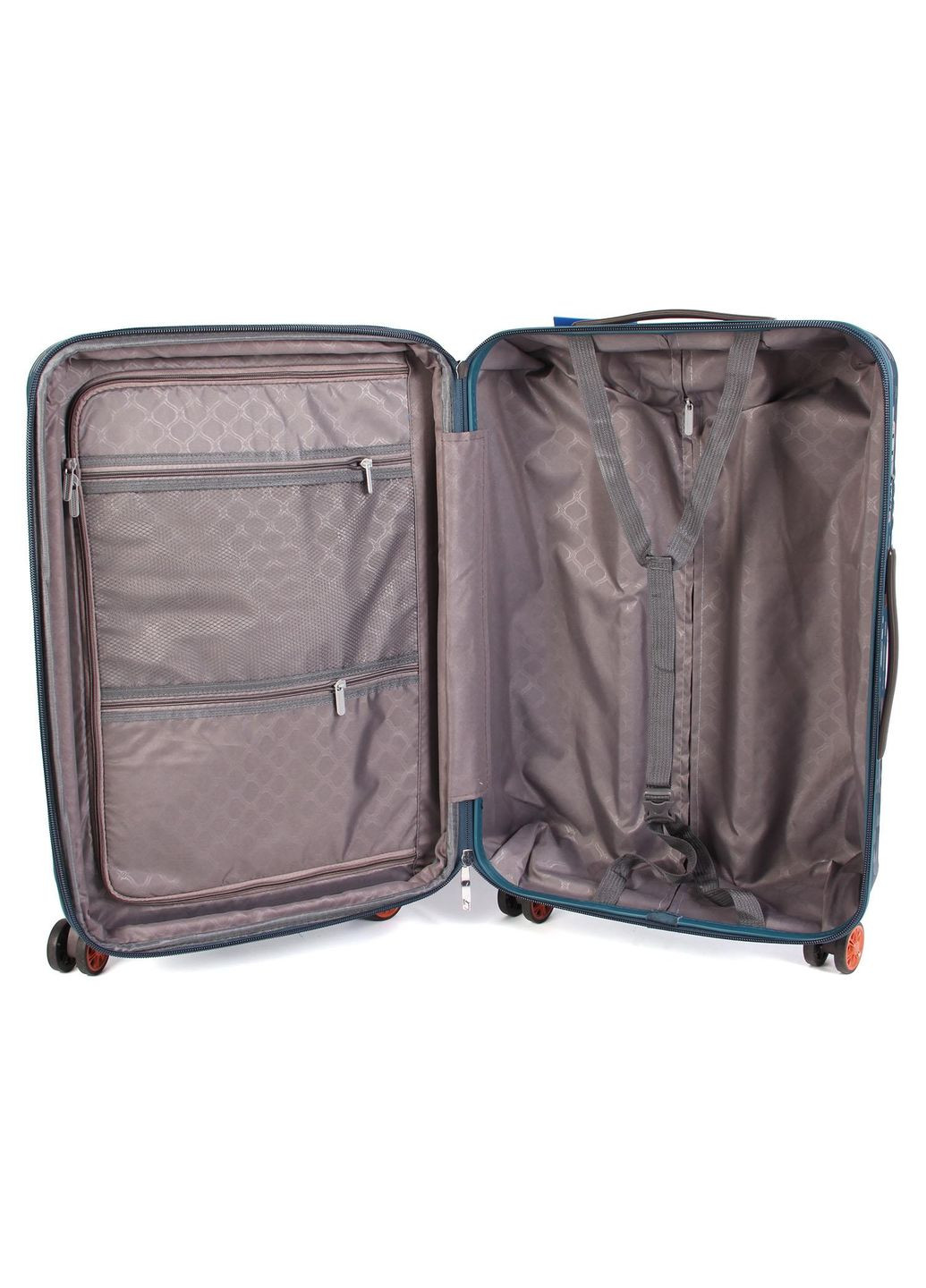 Комплект пластикових валіз з трьох штук 301 Blue (валіза S -40л M -70л L -110л) сині Fashion (314808862)