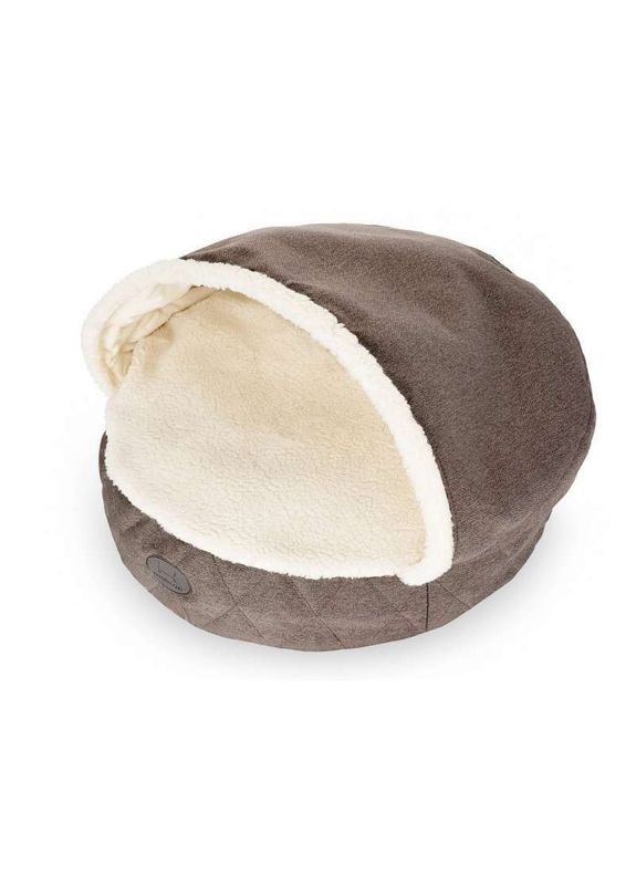 Cover Лежак з каптуром рогожка + хутро для собак і котів HARLEY & CHO - Ø 65 см Harley and Cho (327257234)