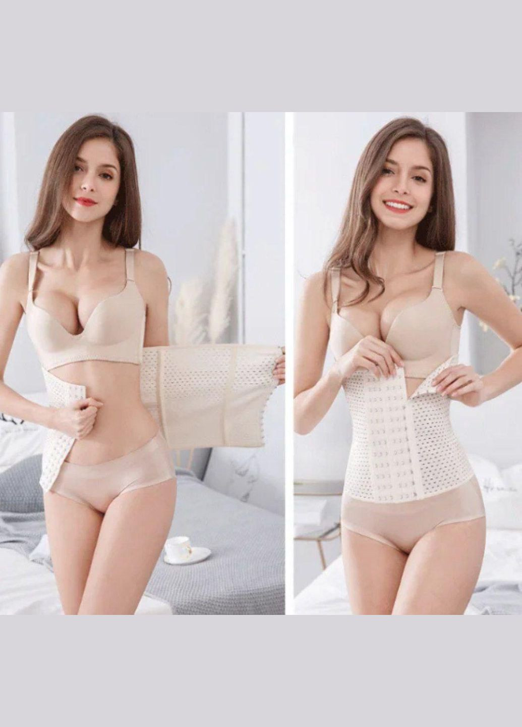 Корсет женский подгрудный поясом с без бретель с перфорацией черный No Brand Корсет з перфорацією пояс (328939679)