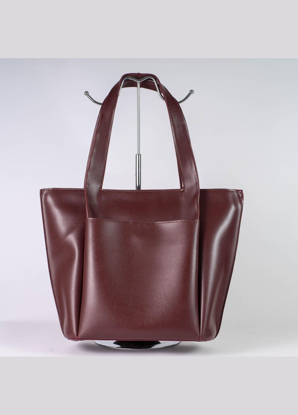 Сумка женская Шопер функциональная красная из экокожи NIUNIU (331111621)