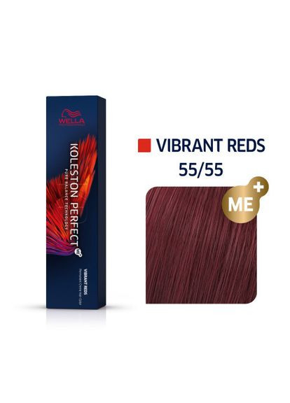 Устойчивая кремкраска Professionals Koleston Perfect ME+ VIBRANT REDS 55/55 Wella Professionals (292736441)