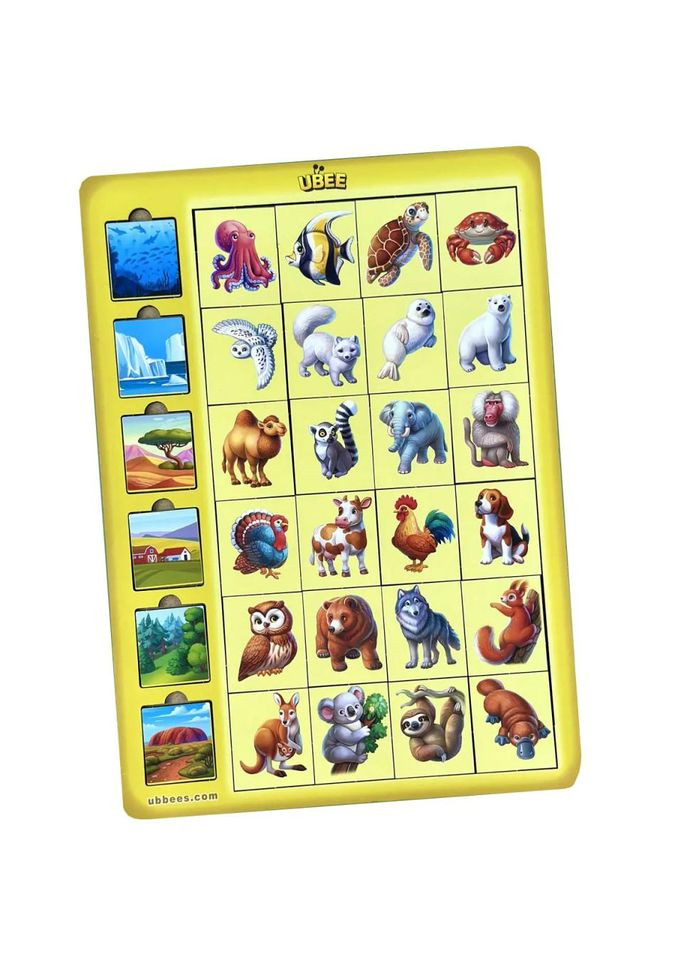 Деревянный детский сортер "Ассоциации животных" (ПСД300) PSD300 No Brand (339776336)