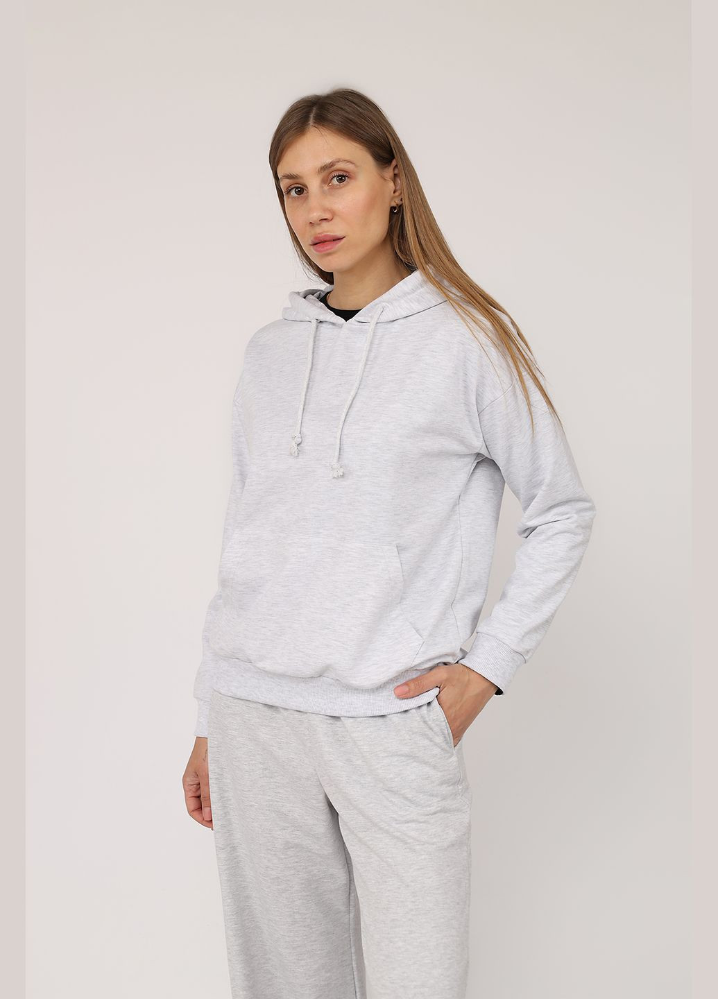 Худі жіночий колір світло-сірий CB-00276710 Yuki (330259557)