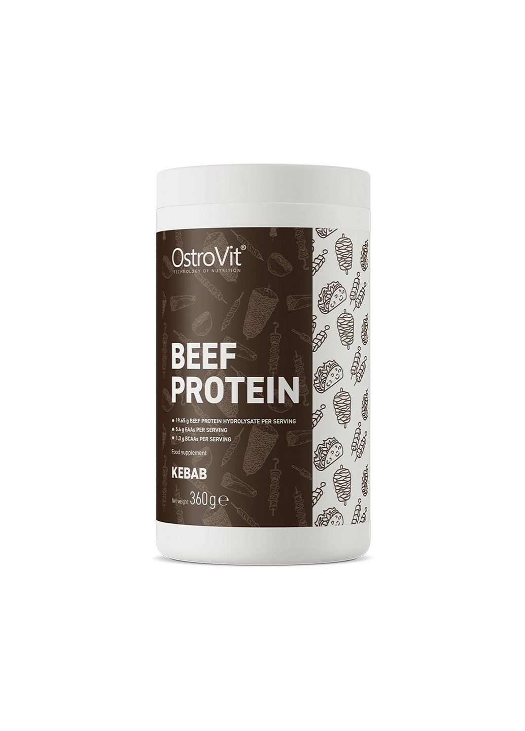 Протеин Beef Protein, 360 грамм Кебаб Ostrovit (315873770)