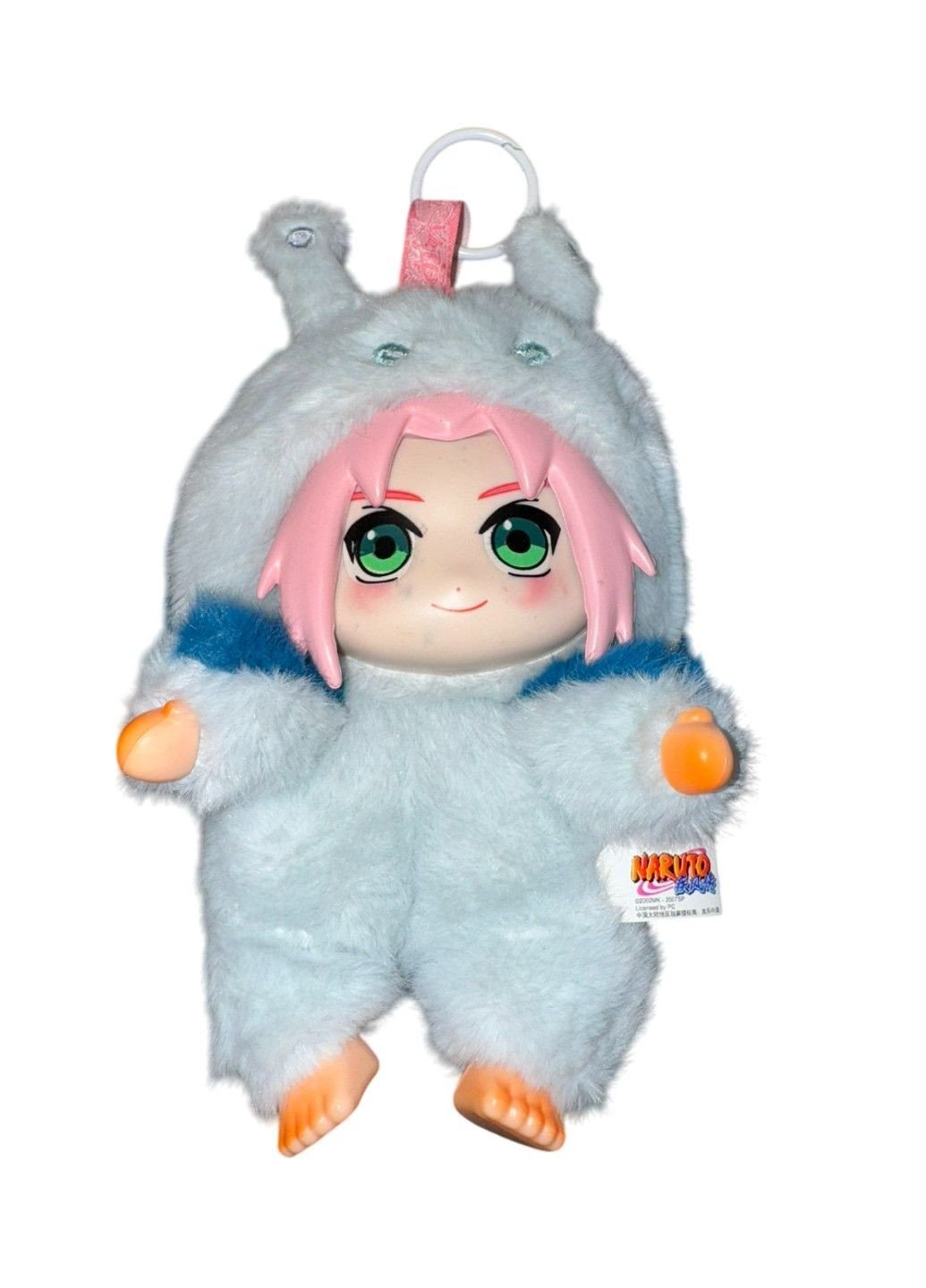 Уценка мягкая игрушка брелок аниме Сакура Харуно Наруто Naruto в стиле Лабубу 14cм No Brand (364956593)