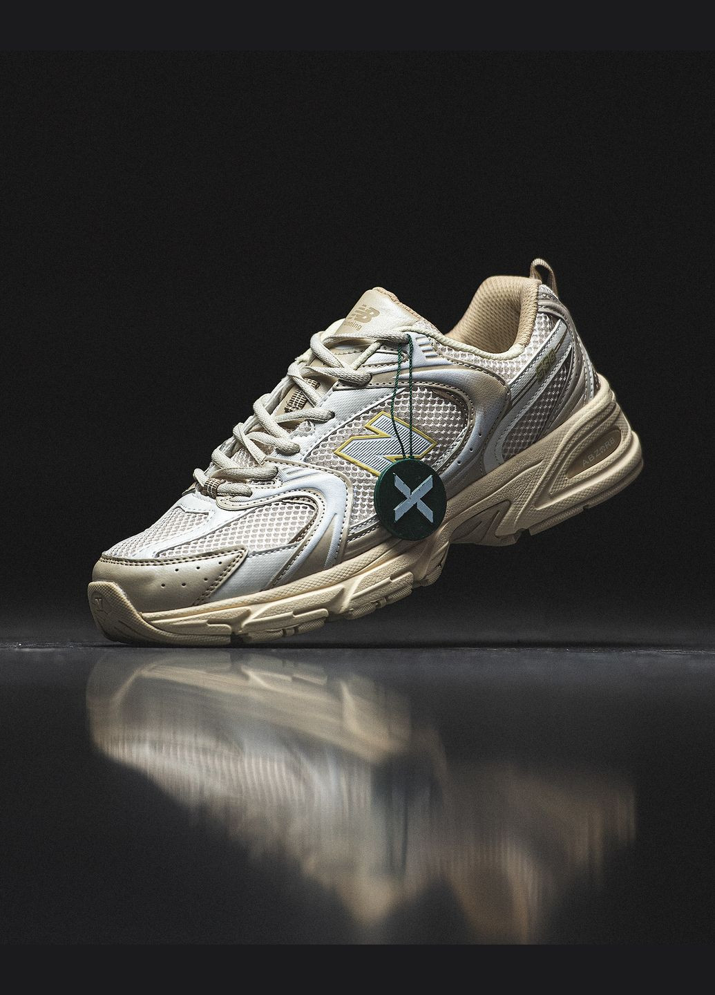 Сірі Осінні кросівки чоловічі і жіночі new balance 530 beige | нью беланс 530 бежеві No Brand