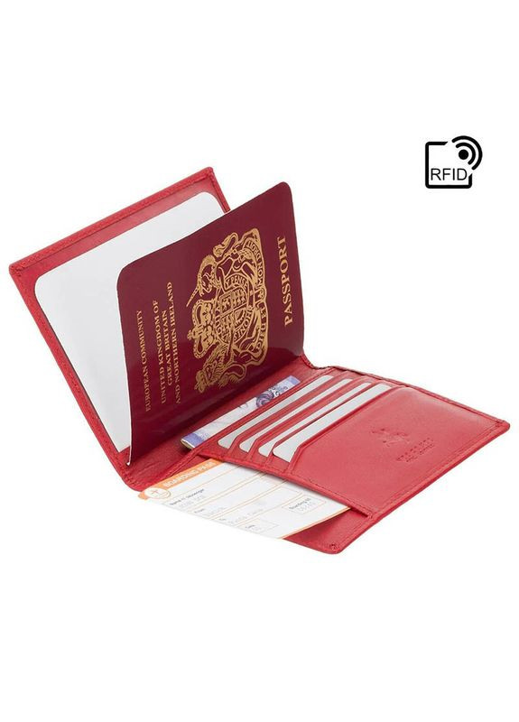 Обложка для документов 2201 Polo Red (2201 RED) Visconti (324265376)