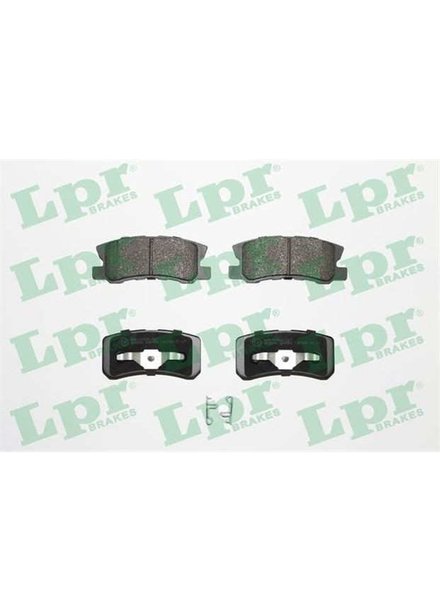 Колодка тормозной диск. MITSUBISHI GRANDIS, PAJERO II (V2W, V4W) задн. (выр-во ) LPR (368899040)