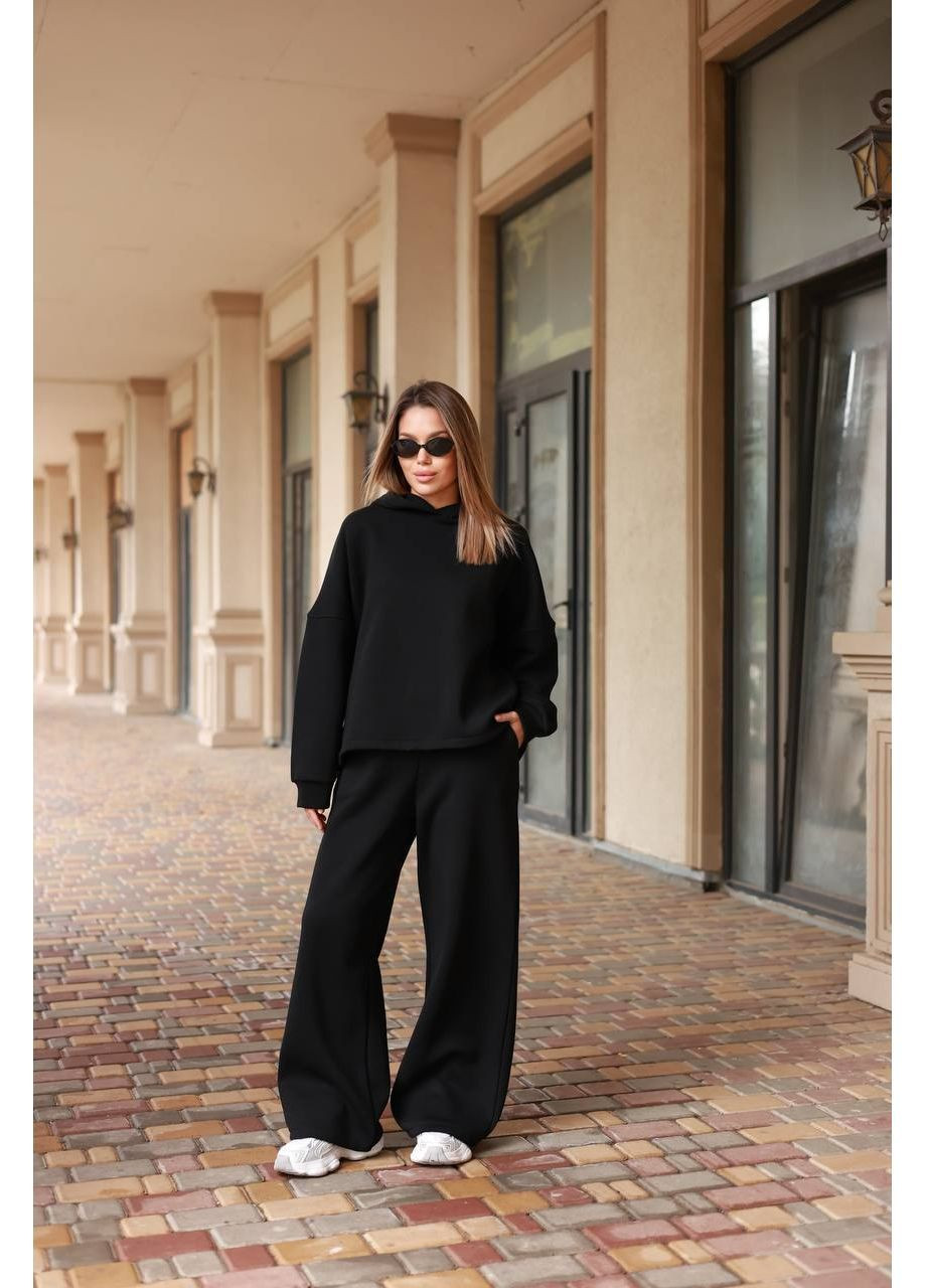 Женский костюм оверсайз на флисе No Brand Р1559-7089 (365815453)