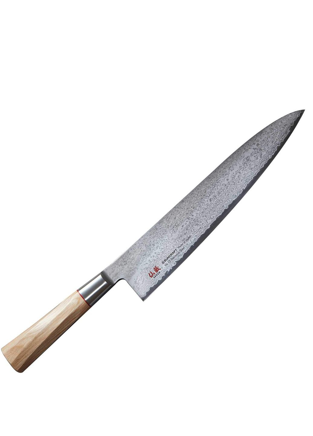 Кухонний ніж Шеф 240 мм Senzo Twisted Octagon (TO-06) Suncraft (314779315)