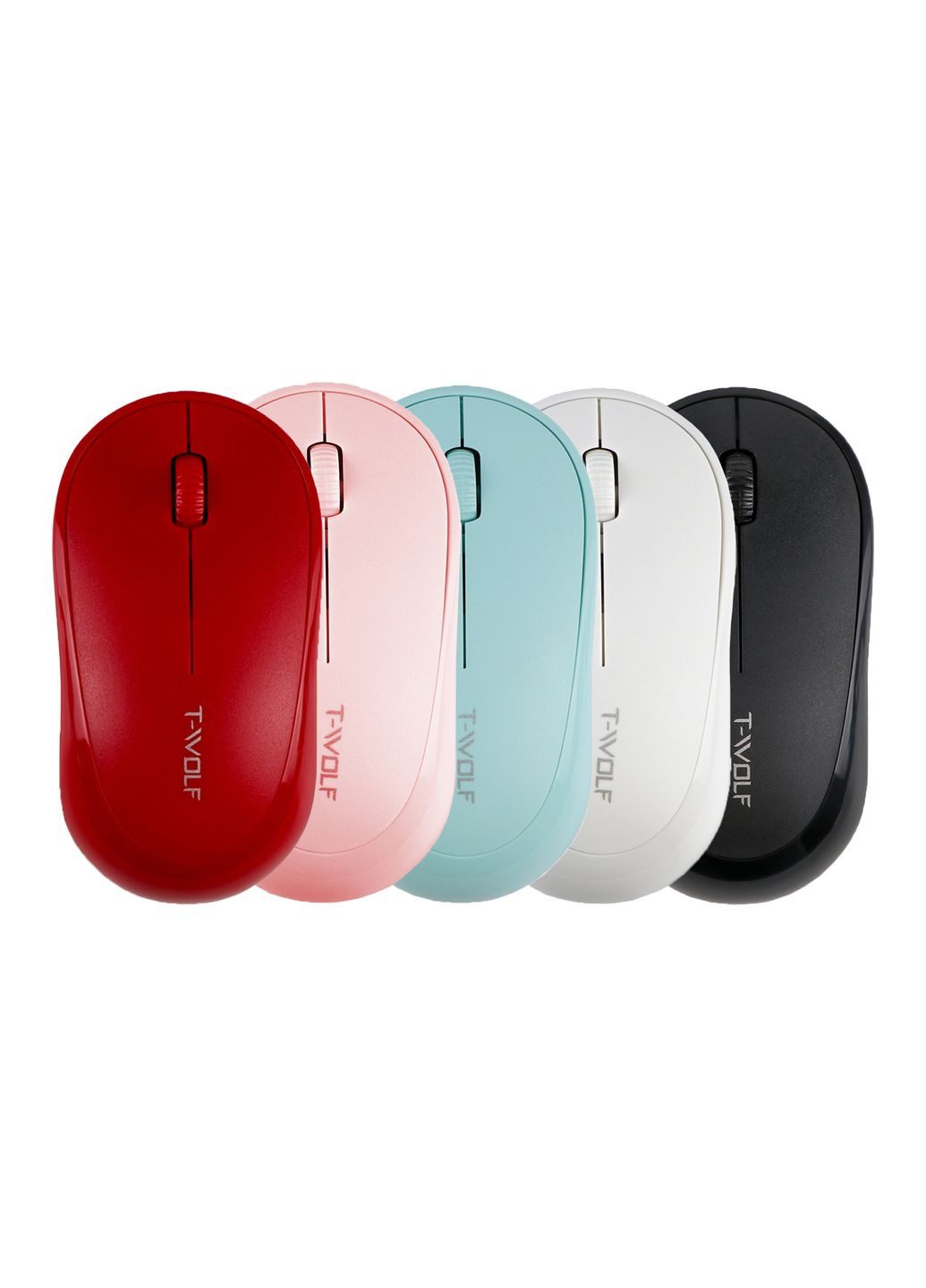 Бездротова Миша Q18 2.4G Рожевий No Brand (337994393)