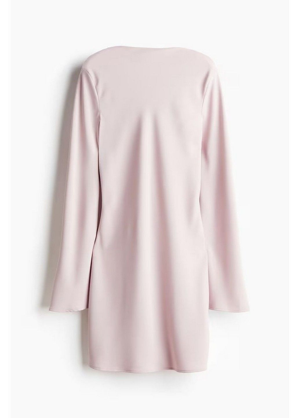 Розовое кэжуал платье H&M однотонное