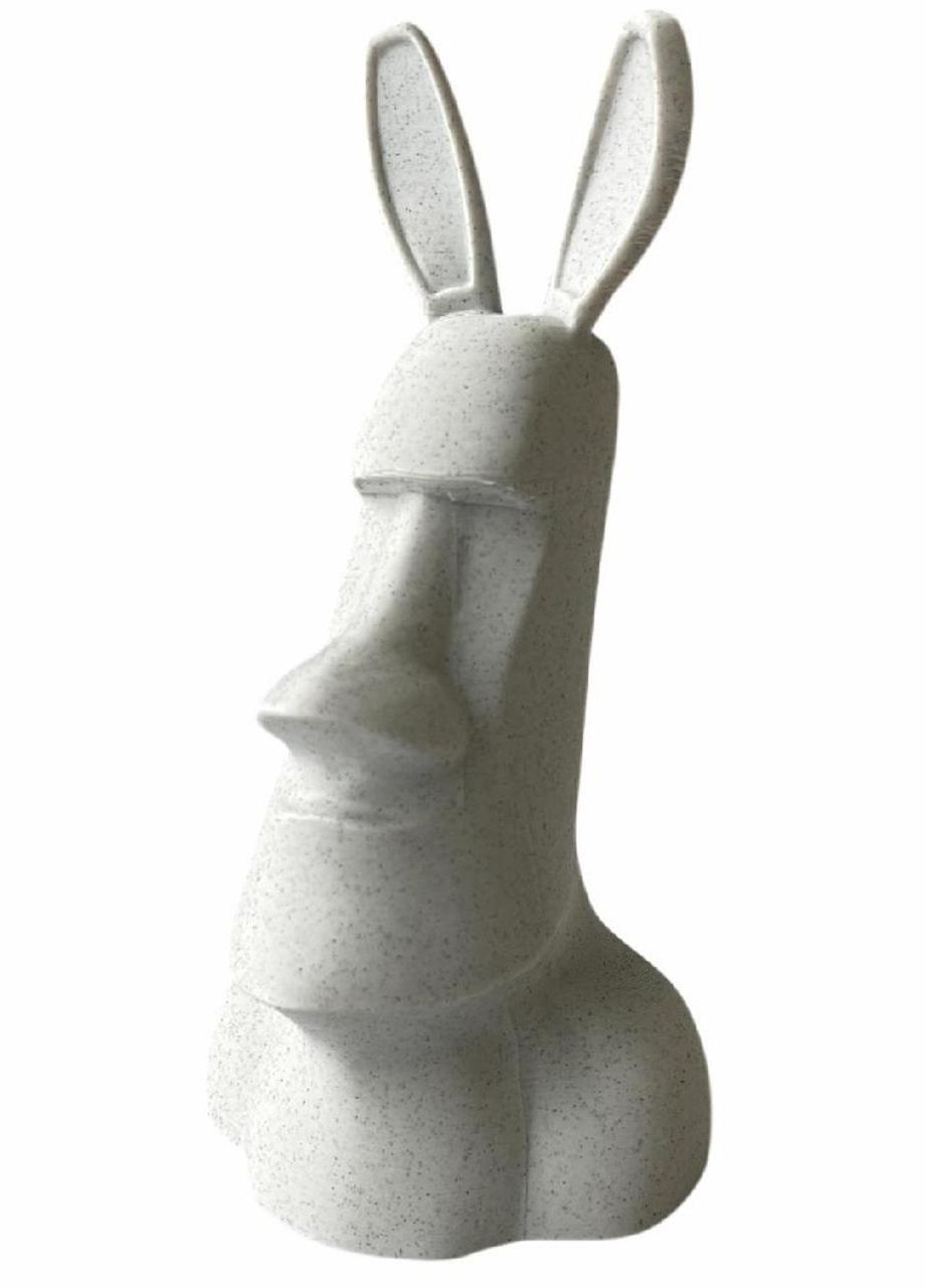 Оригинальный пасхальный декор, статуэтка "Моая с ушками кролика", 18 см No Brand (364502768)