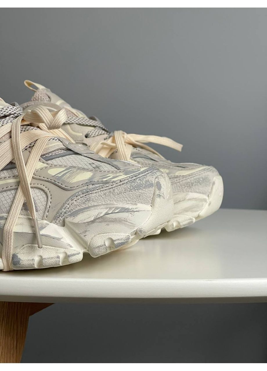 Серые демисезонные кроссовки мужские и женские adidas vento xlg deluxe beige | адидас венто делюкс бежевые No Brand