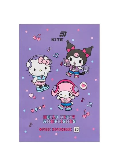 Тетрадь для нот А4, 20 л, HK Kite (390025934)