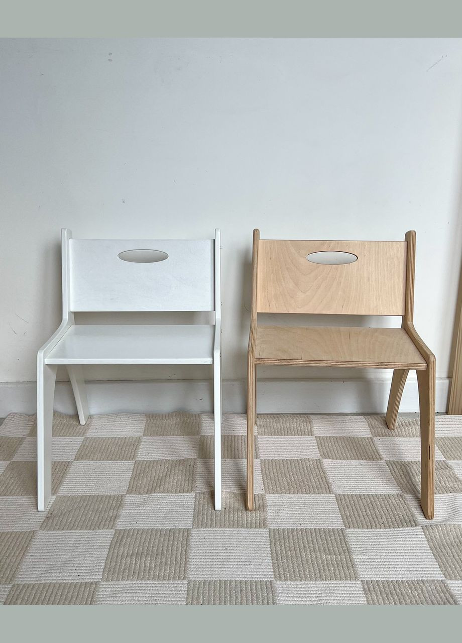 Дитячий дерев‘яний стілець зі спинкою Yoko Tower (361225191)