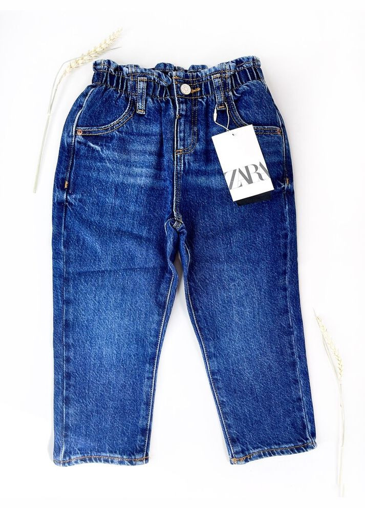 Синие джинсы 98 см синий артикул л1022 Zara