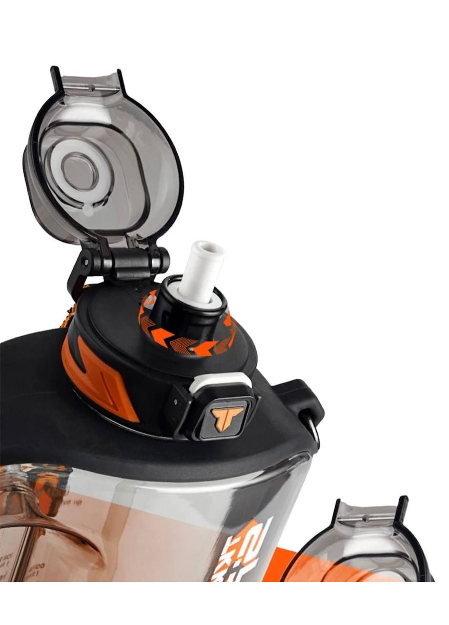 Стильна пляшка для води 1600 мл із безпечного тритану. Зелений No Brand (296101814)