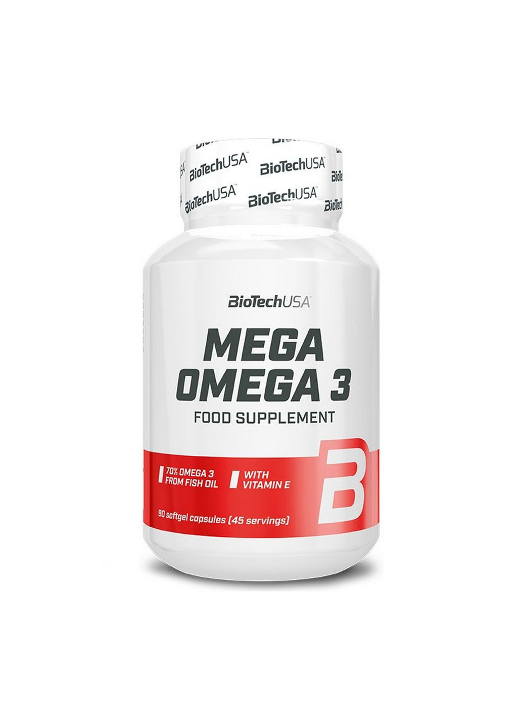 Жирні кислоти Mega Omega 3, 90 капсул Biotech (295898535)