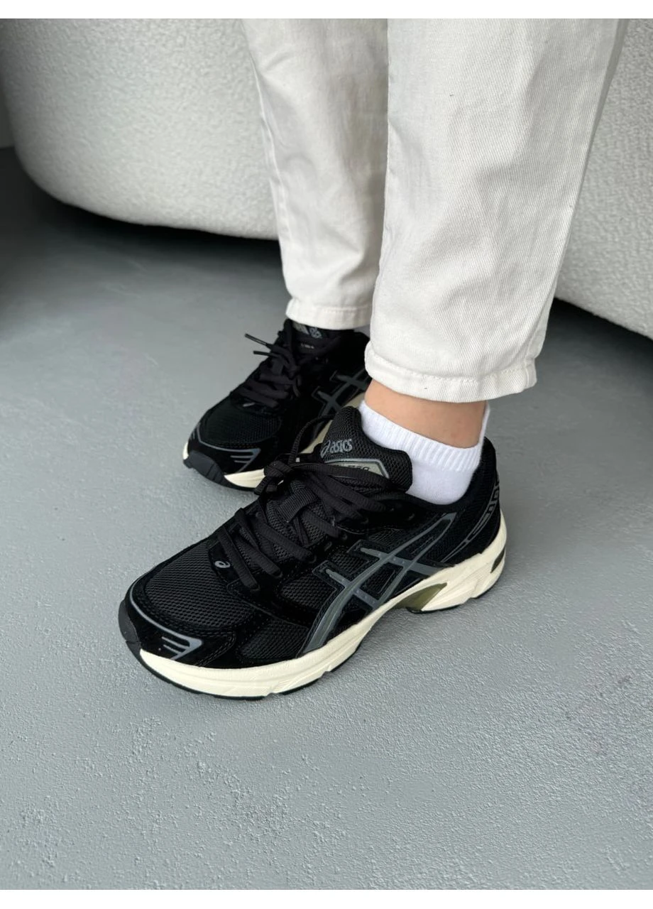 Черные демисезонные кроссовки мужские asics gel-1130 black асикс гель 1130 черные No Brand