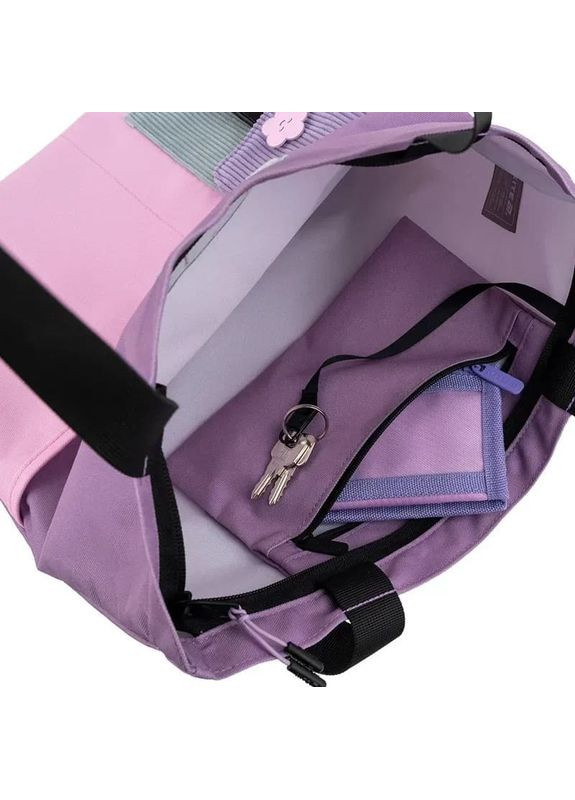 Молодежная сумка-шопер Education teens 586-1 11л Фиолетовый, розовый (K25-586-1) Kite (341827923)