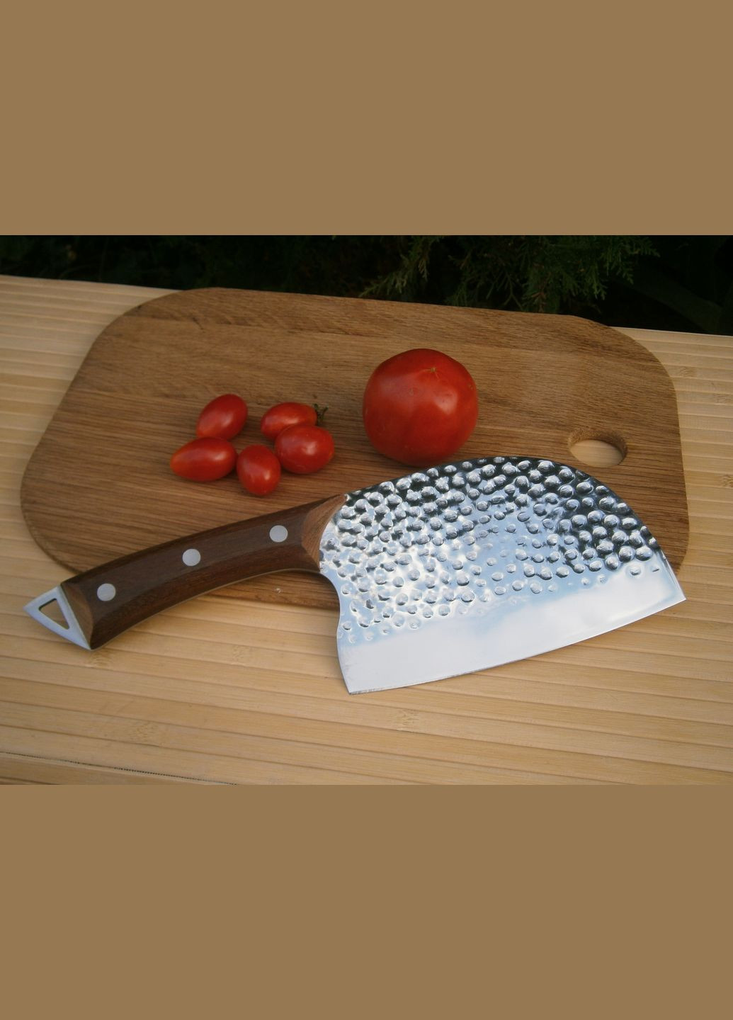 Нож топор поварский Sonmelony Chef SD-8 фултанг 28 см No Brand (302391856)