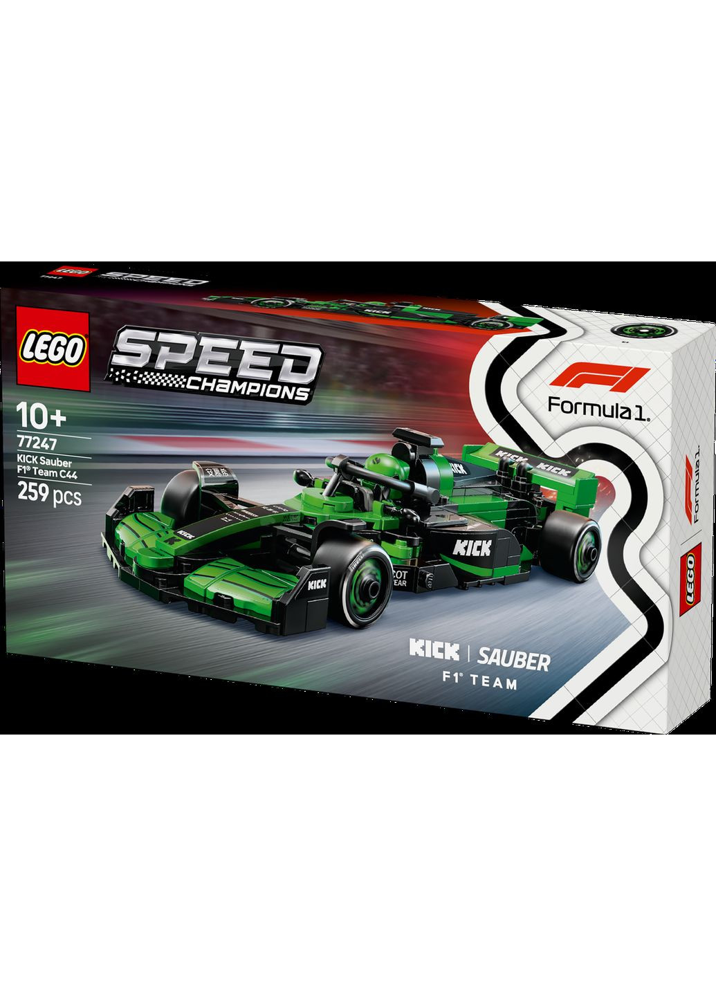 Лего Спід Чемпіон Болід Заубер формула 1 Speed Champions KICK Sauber F1 Team C44 77247 Lego (372012623)