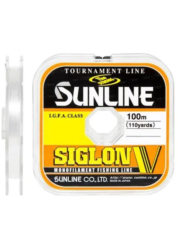 Леска Siglon V 100м #1.0/0.165мм 3кг (1658.04.98) Sunline (399656717)